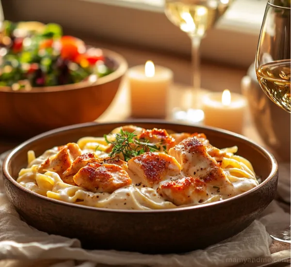 Creamy Garlic Parmesan Chicken Pasta