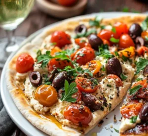 Mediterranean Pita Pizza: A 10-Minute Mediterranean Marvel 9 Mediterranean Pita Pizza