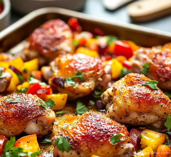 Sheet Pan Roasted Chicken and Vegetables