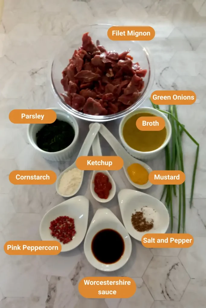 Filet Mignon Beef Bites: Juicy, Quick, and Irresistible 11 Filet Mignon Beef Bites Ingredients