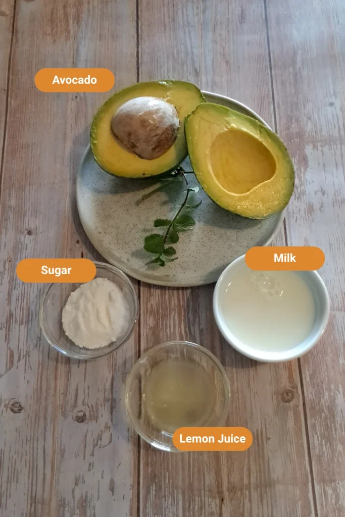 Creamy Avocado Drink: A Sweet, Silky Treat in 5 Minutes 16 Creamy Avocado Drink Ingredients
