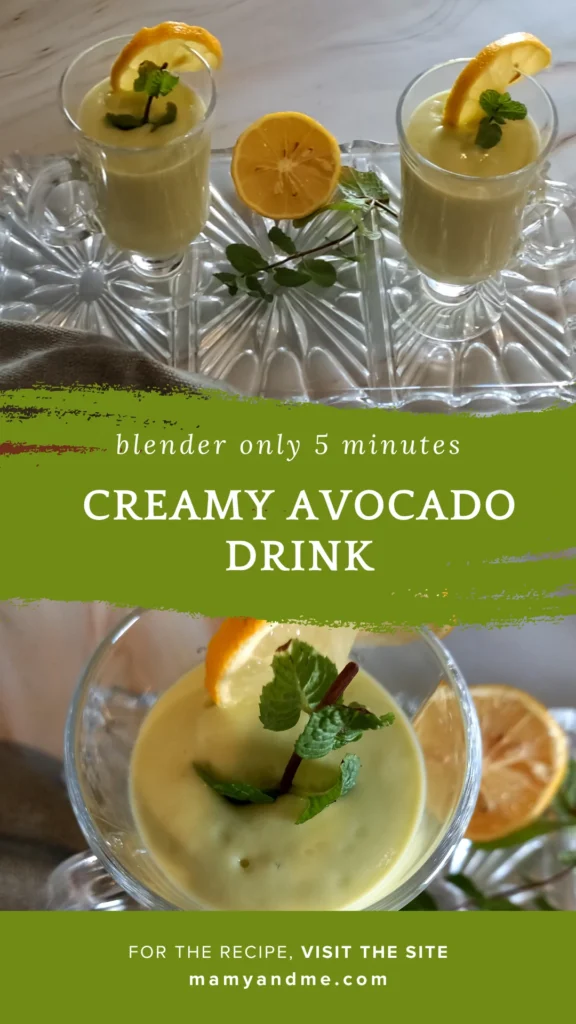 Creamy Avocado Drink: A Sweet, Silky Treat in 5 Minutes 26 Creamy Avocado Drink Pinterest 03