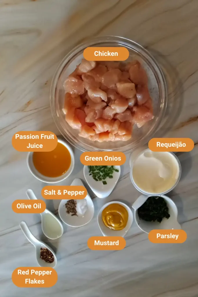 Creamy Chicken Bites: A Tangy Twist w/ Passion Fruit 18 Creamy Chicken Bites Ingredients