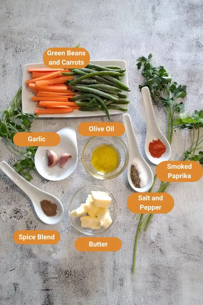 Green Beans and Carrots Recipe Ingredients