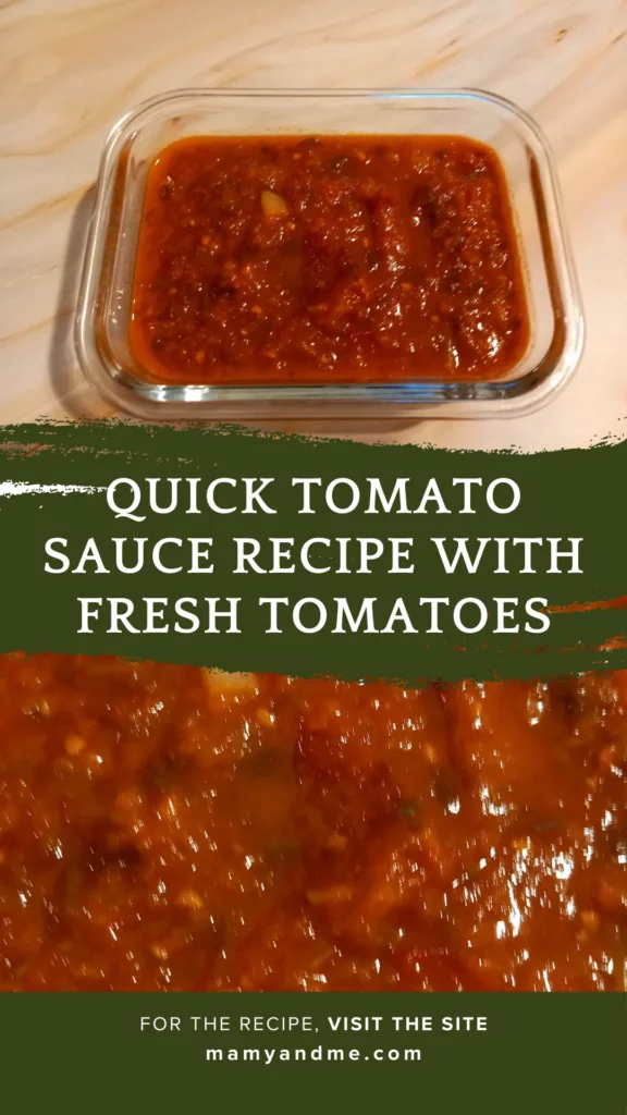 Best Homemade Tomato Sauce With Fresh Tomatoes – Quick & Freezer-Friendly 26 Homemade Tomato Sauce With Fresh Tomatoes Pinterest 05