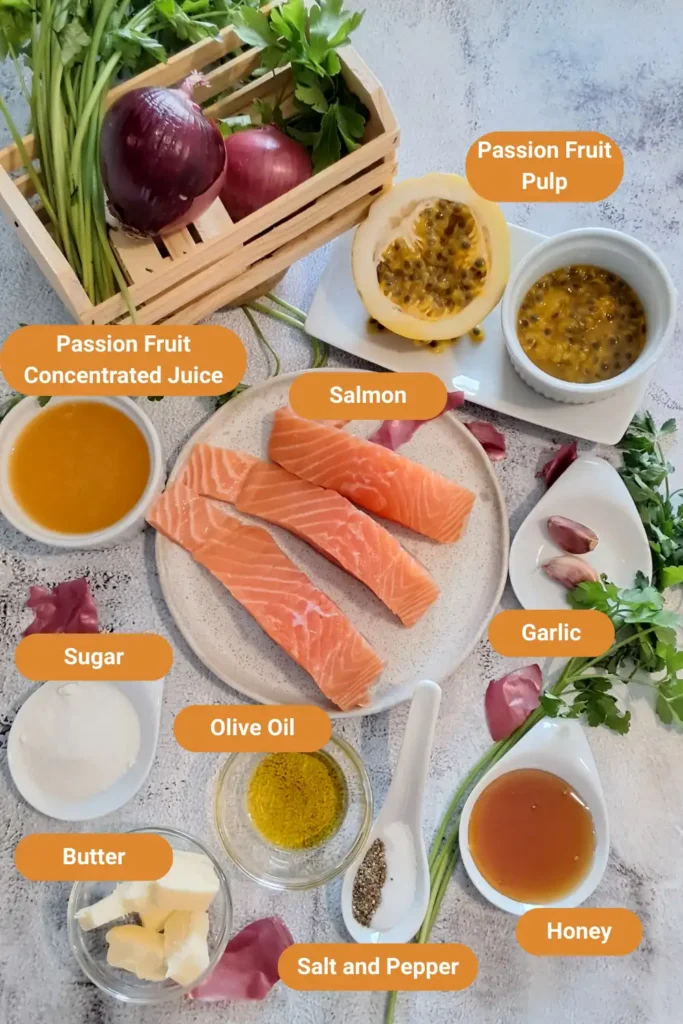 Quick Honey Glazed Salmon Recipe with Tangy Passion Fruit Twist 24 Honey Glazed Salmon Ingredients