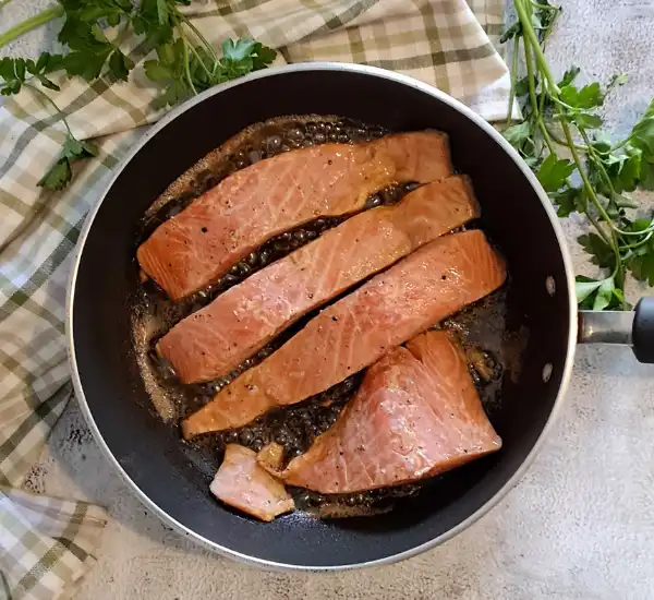 Quick Honey Glazed Salmon Recipe with Tangy Passion Fruit Twist 28 Honey Glazed Salmon Prep 04