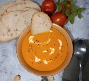 Roasted Tomato Soup with a Carrot Twist: Comfort in a Bowl 3 Roasted Tomato Soup Featured 01