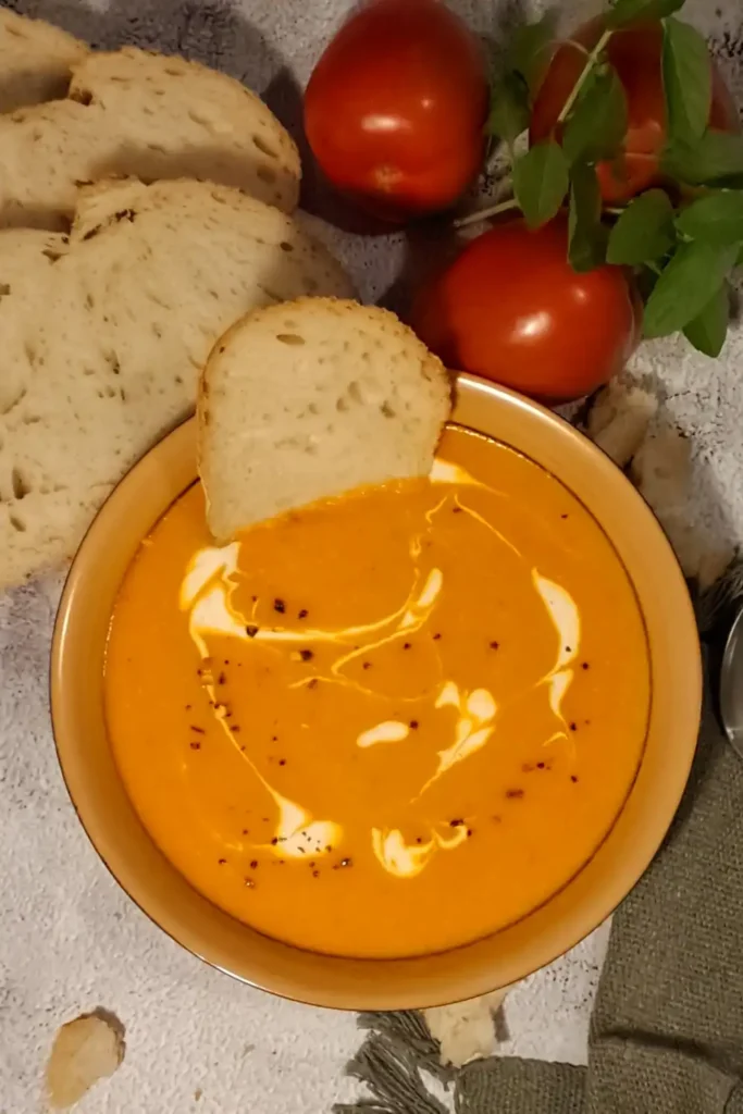 Roasted Tomato Soup with a Carrot Twist: Comfort in a Bowl 31 Roasted Tomato Soup Featured Pin 02