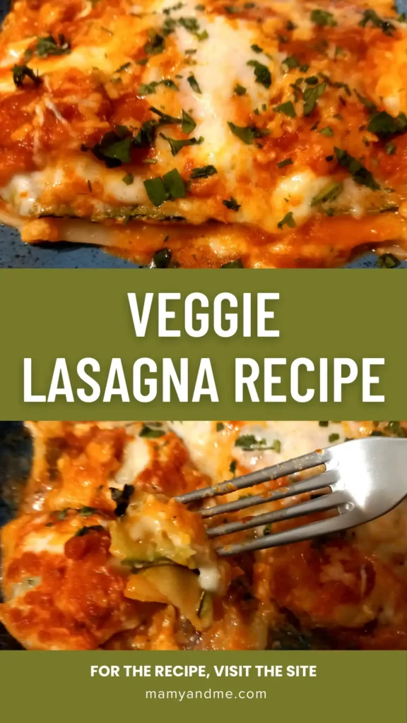 Easy Vegetarian Lasagna Recipe with Zucchini & Mushrooms 44 8Vegetarian Lasagna Recipe Pinterest 07