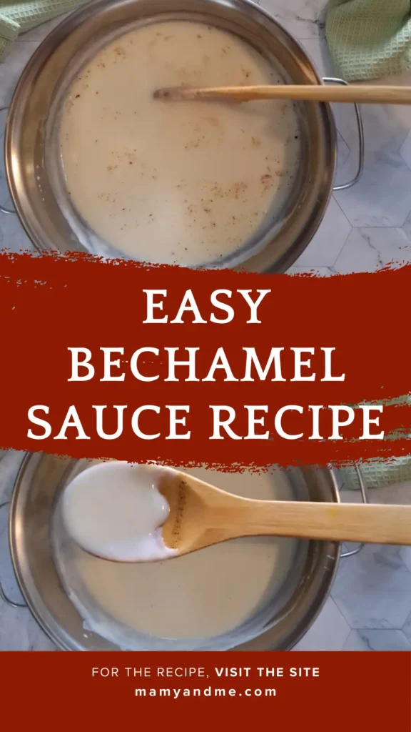 Easy Bechamel Sauce (Classic White Sauce Recipe for Lasagna & More) 38 Bechamel Sauce Pinterest 01