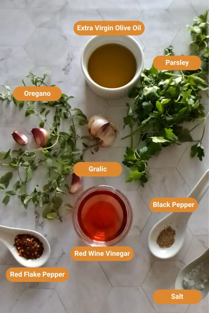 Chimichurri Sauce Recipe Ingredients