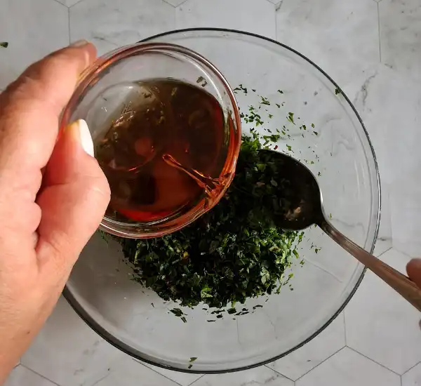 Chimichurri Sauce Recipe Prep 05