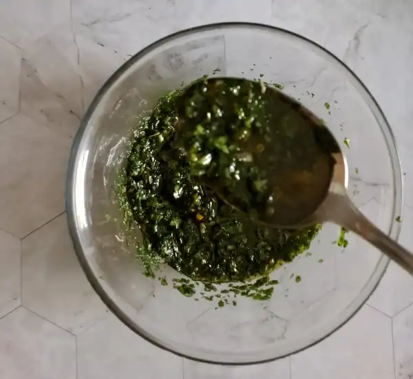 Chimichurri Sauce Recipe Prep 07