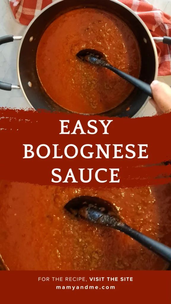 Easy Bolognese Sayce Pinterest 01