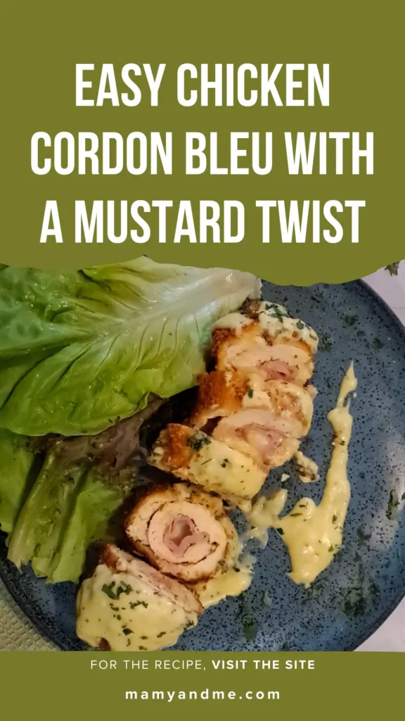 Easy Chicken Cordon Bleu Recipe with Creamy Mustard Sauce 42 Easy Chicken Cordon Bleu Recipe Pinterest 01