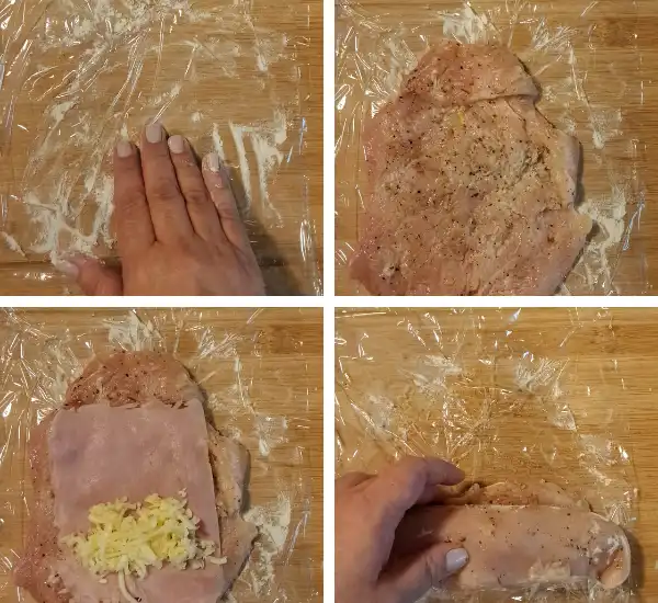 Easy Chicken Cordon Bleu Recipe with Creamy Mustard Sauce 27 Easy Chicken Cordon Bleu Recipe Prep 06