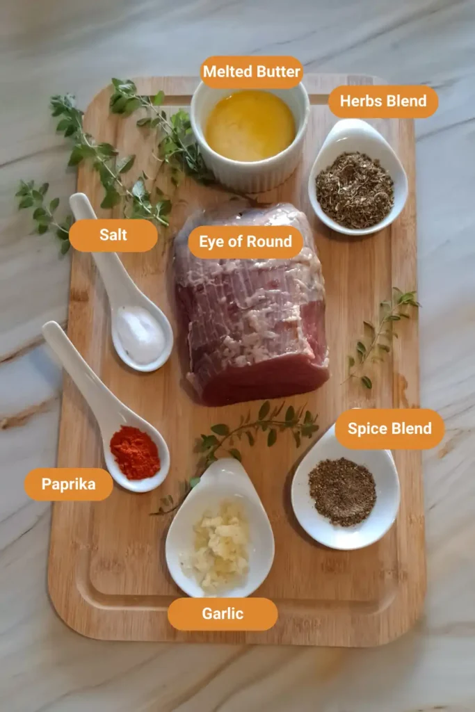 Eye of Round Roast Recipe – Juicy, Flavorful & Easy to Make 22 Eye of Round Roast Recipe Ingredients