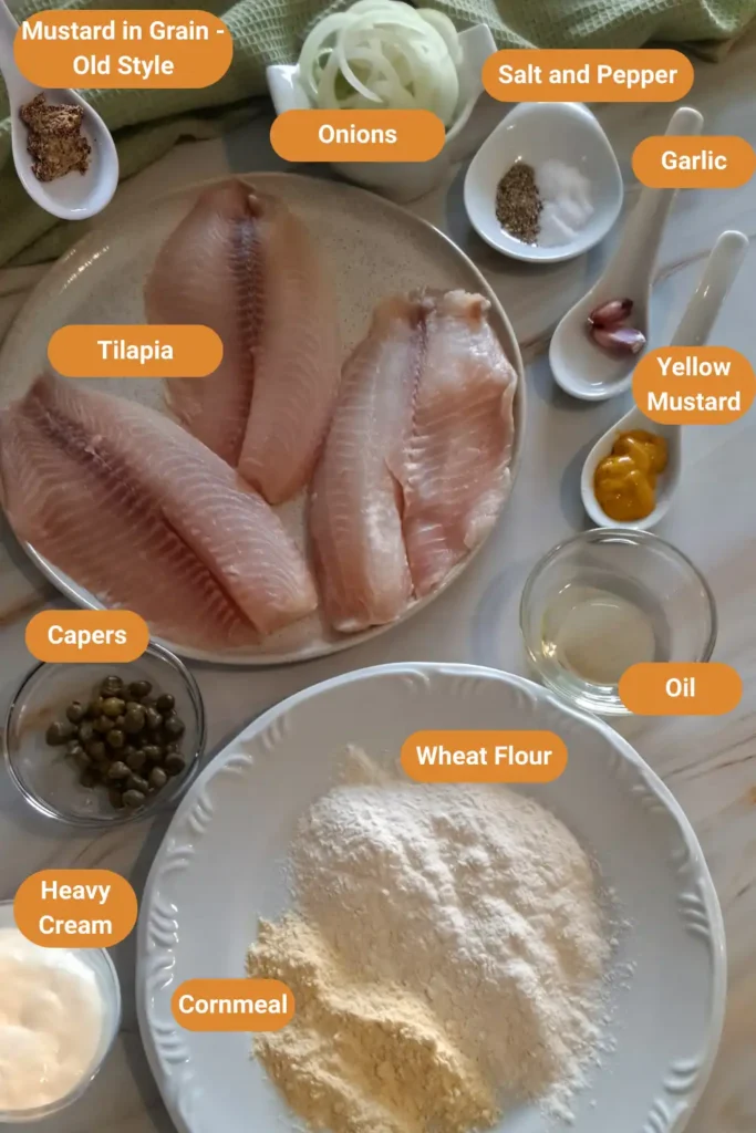 Fried Tilapia Recipe Ingredients