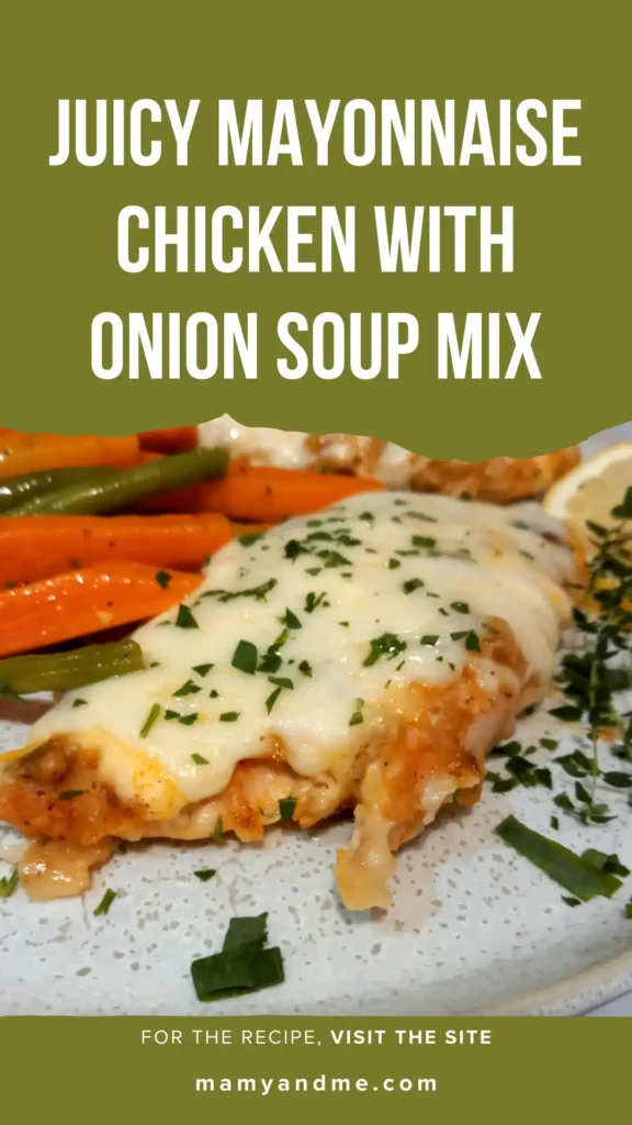 Mayonnaise Chicken Recipe with Onion Soup Mix and Mozzarella 44 Mayonnaise Chicken Recipe Pinterest 01