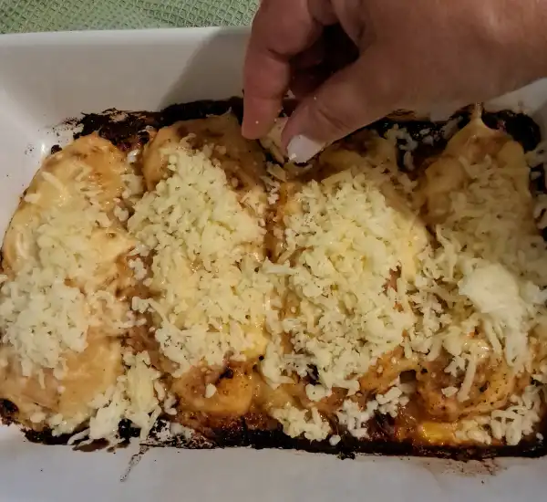 Mayonnaise Chicken Recipe with Onion Soup Mix and Mozzarella 34 Mayonnaise Chicken Recipe Prep 11