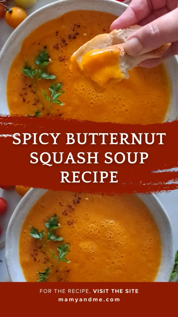 Spicy Butternut Squash Soup Pinterest 03