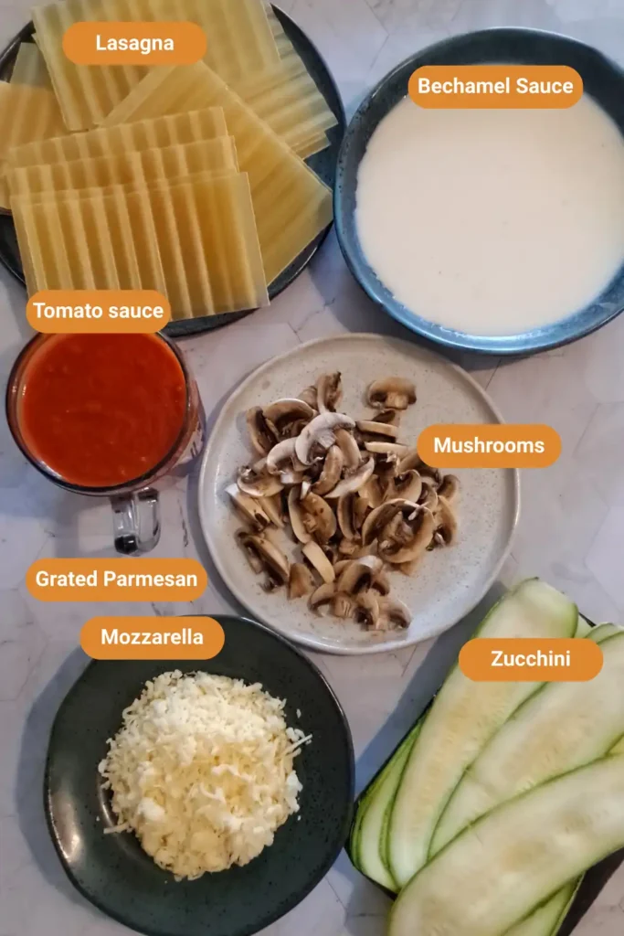 Easy Vegetarian Lasagna Recipe with Zucchini & Mushrooms 25 Vegetarian Lasagna Recipe Ingredients