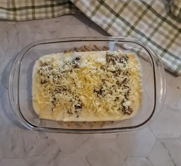 Easy Vegetarian Lasagna Recipe with Zucchini & Mushrooms 31 Vegetarian Lasagna Recipe Prep 11