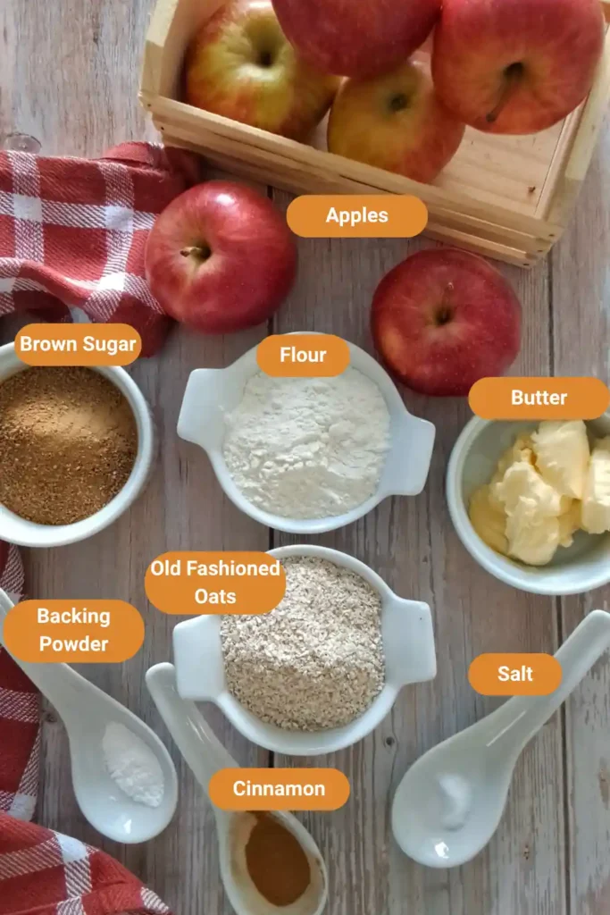 Best Apple Crisp Recipe – Easy, Old-Fashioned, and Delicious 22 Apple Crisp Recipe Ingredients 02