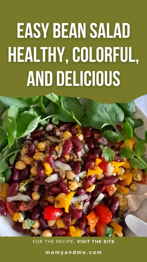 Easy Bean Salad Recipe with Chickpeas and Bulgur – Quick, Healthy, and Tasty 28 Bean Salad Recipe Pinterest 01