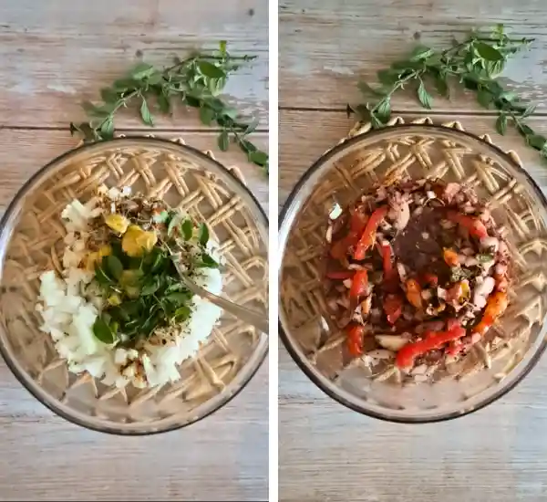 Easy Roasted Chicken Thighs and Potatoes – A Cozy, Oven-Baked Dinner Favorite 22 Roasted Chicken Thighs and Potatoes Prep 02