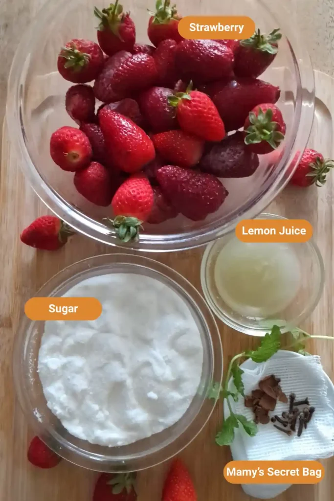 Strawberry Jam Without Pectin Ingredients