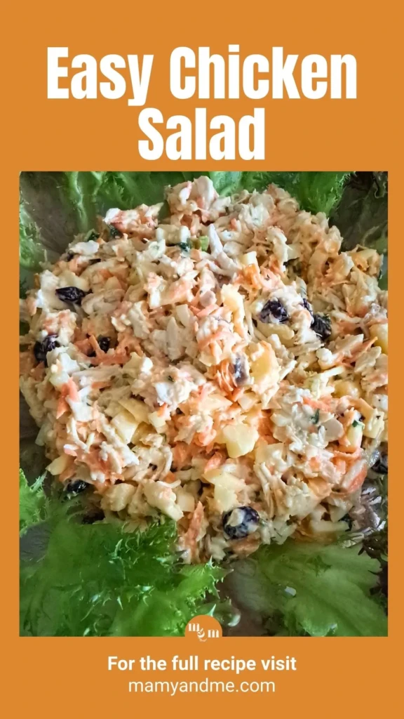 Easy and Fresh Chicken Salad with Cranberries and Apples 26 pin 01
