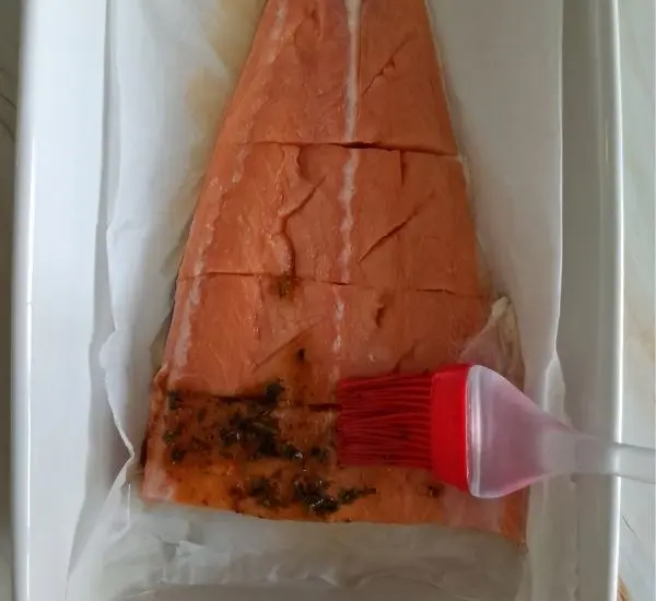 Glazed Salmon with Soy Sauce Prep 02