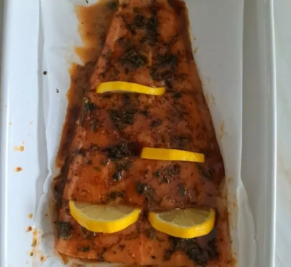 Glazed Salmon with Soy Sauce Prep 03