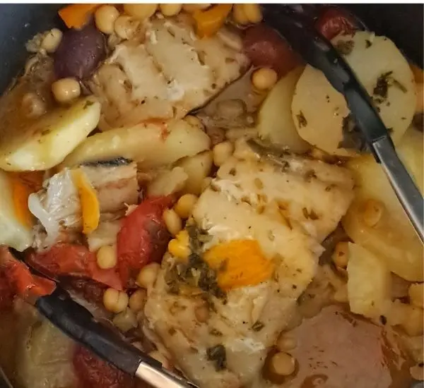 One-Pot Cod Fish Recipe with Potatoes Prep 04