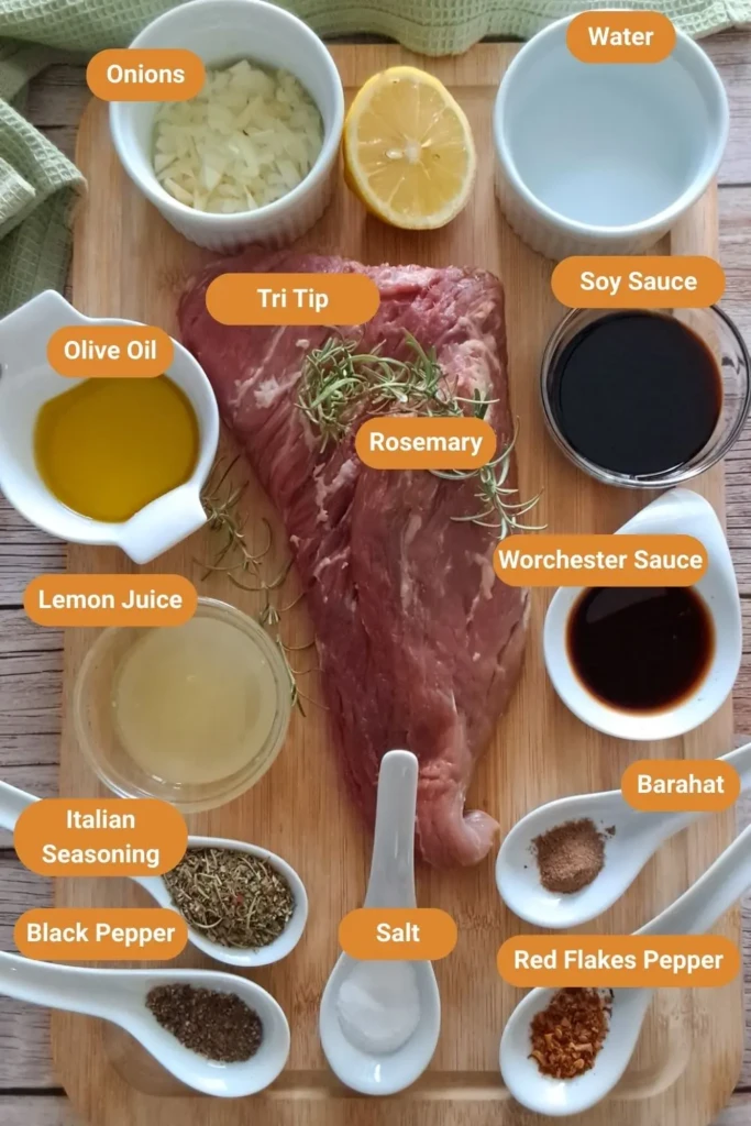 Easy Tri-Tip Marinade – Juicy, Oven Baked & Full of Flavor 21 Tri-Tip Marinade Ingredients