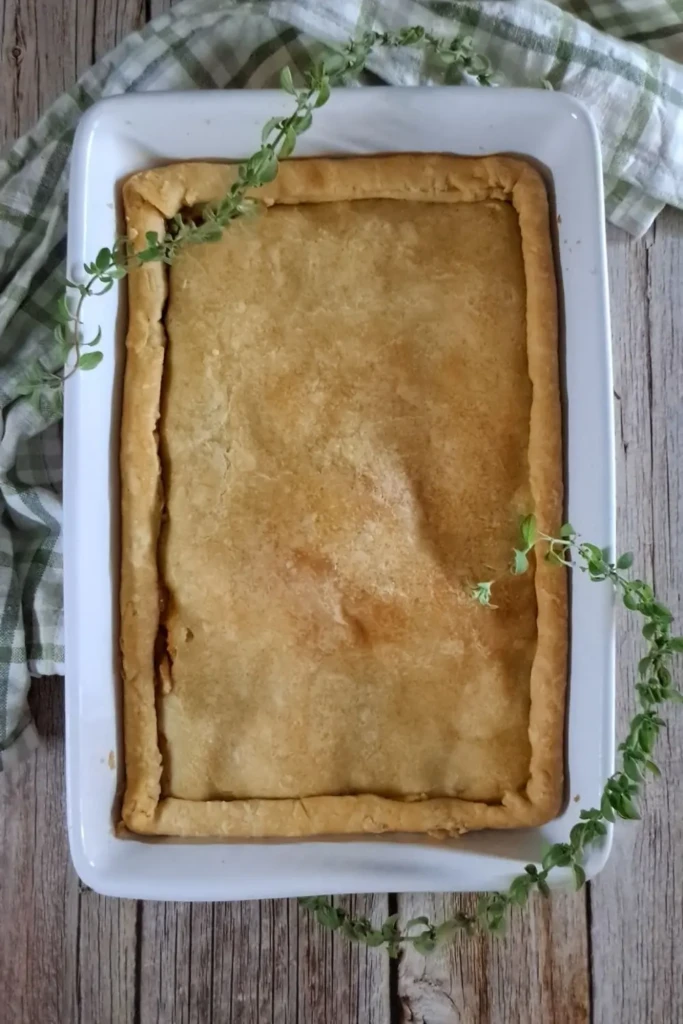 Easy Chicken Pie with Homemade Crust – Soft, Golden & Full of Flavor 26 Chicken Pie with Homemade Crust 03