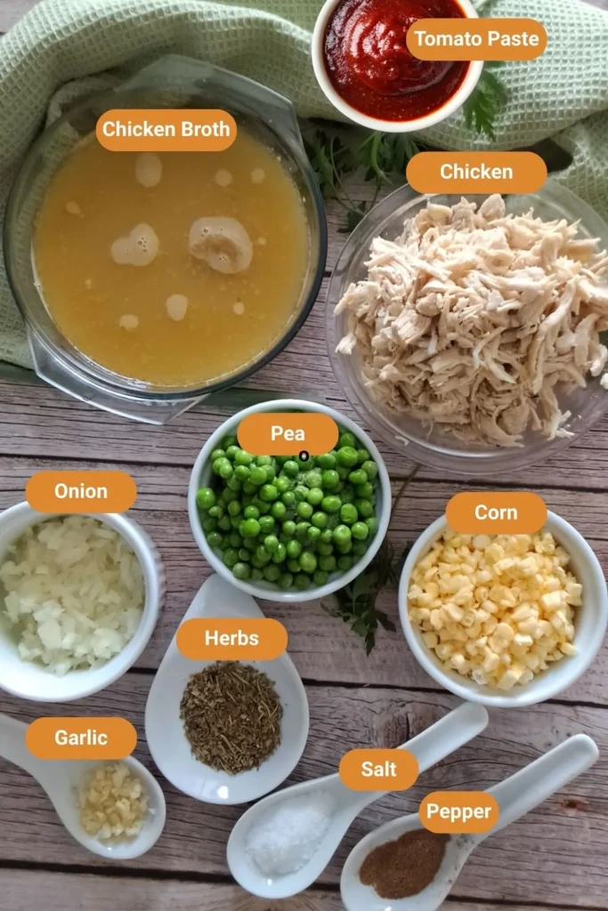 Easy Chicken Pie with Homemade Crust – Soft, Golden & Full of Flavor 28 Chicken Pie with Homemade Crust Ingredients