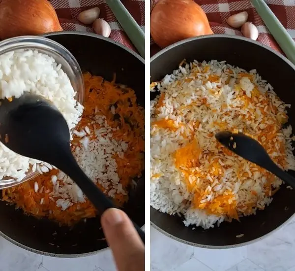 Carrot Rice Prep 03